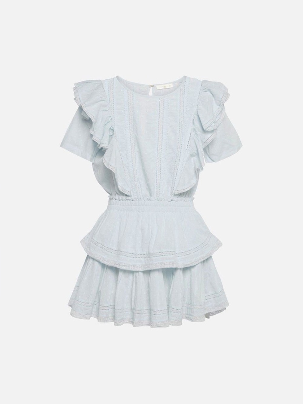 NWT Loveshackfancy Light Blue Natasha dress